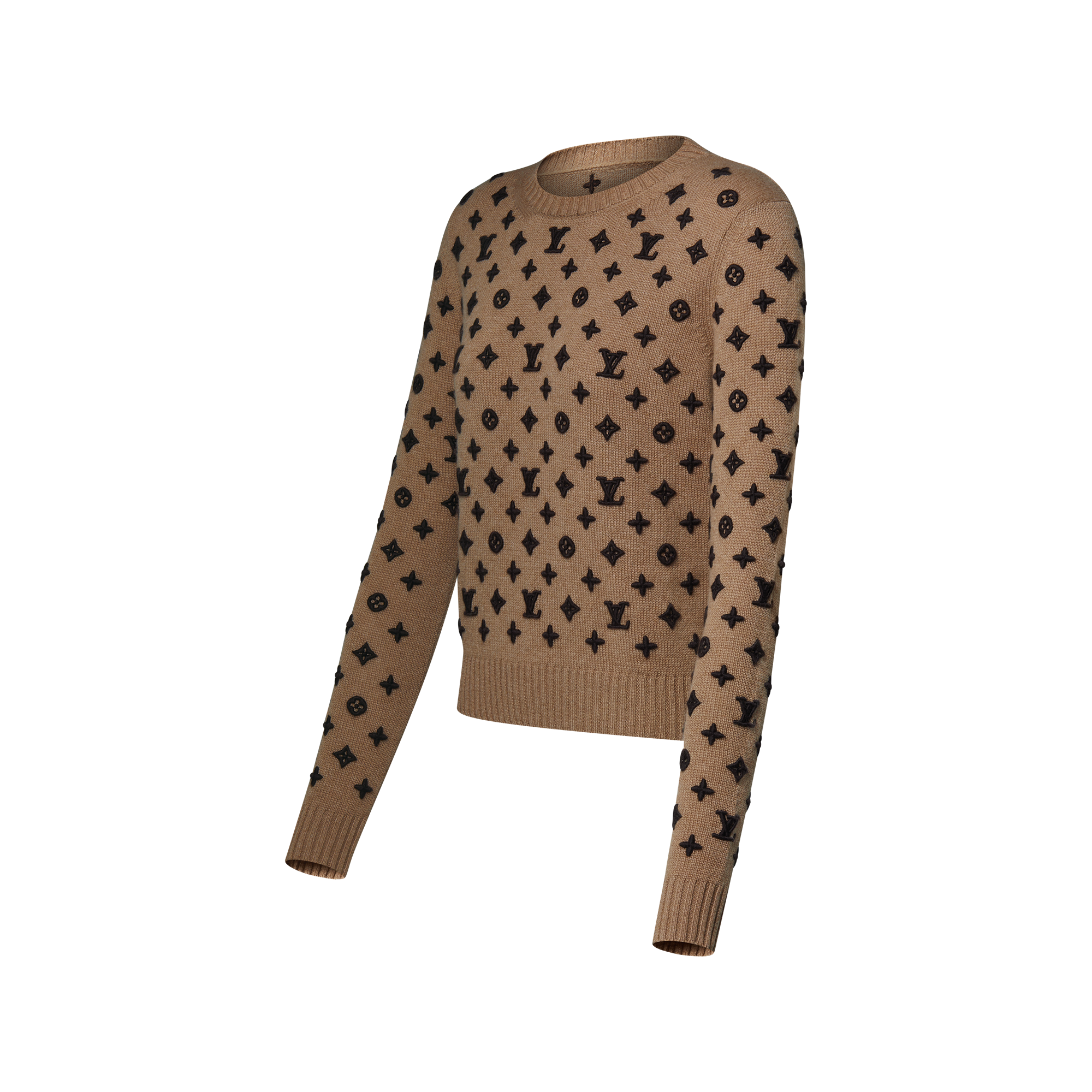 LOUIS VUITTON パッチ付きニット チェーンディテールパッチセーター ｜ルイ・ヴィトン 公式サイト - 1ABYRH